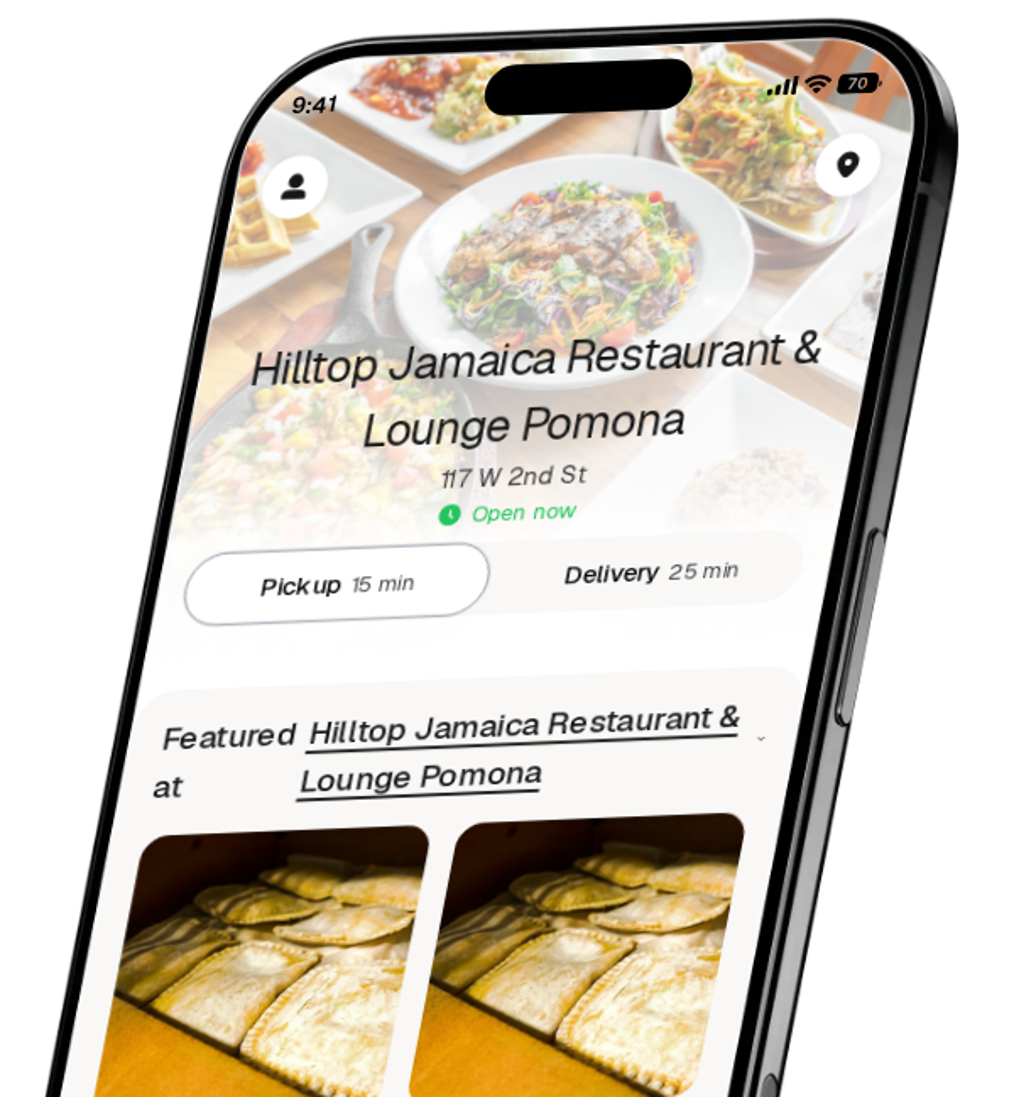 Hilltop Jamaica Restaurant & Lounge Pomona app preview