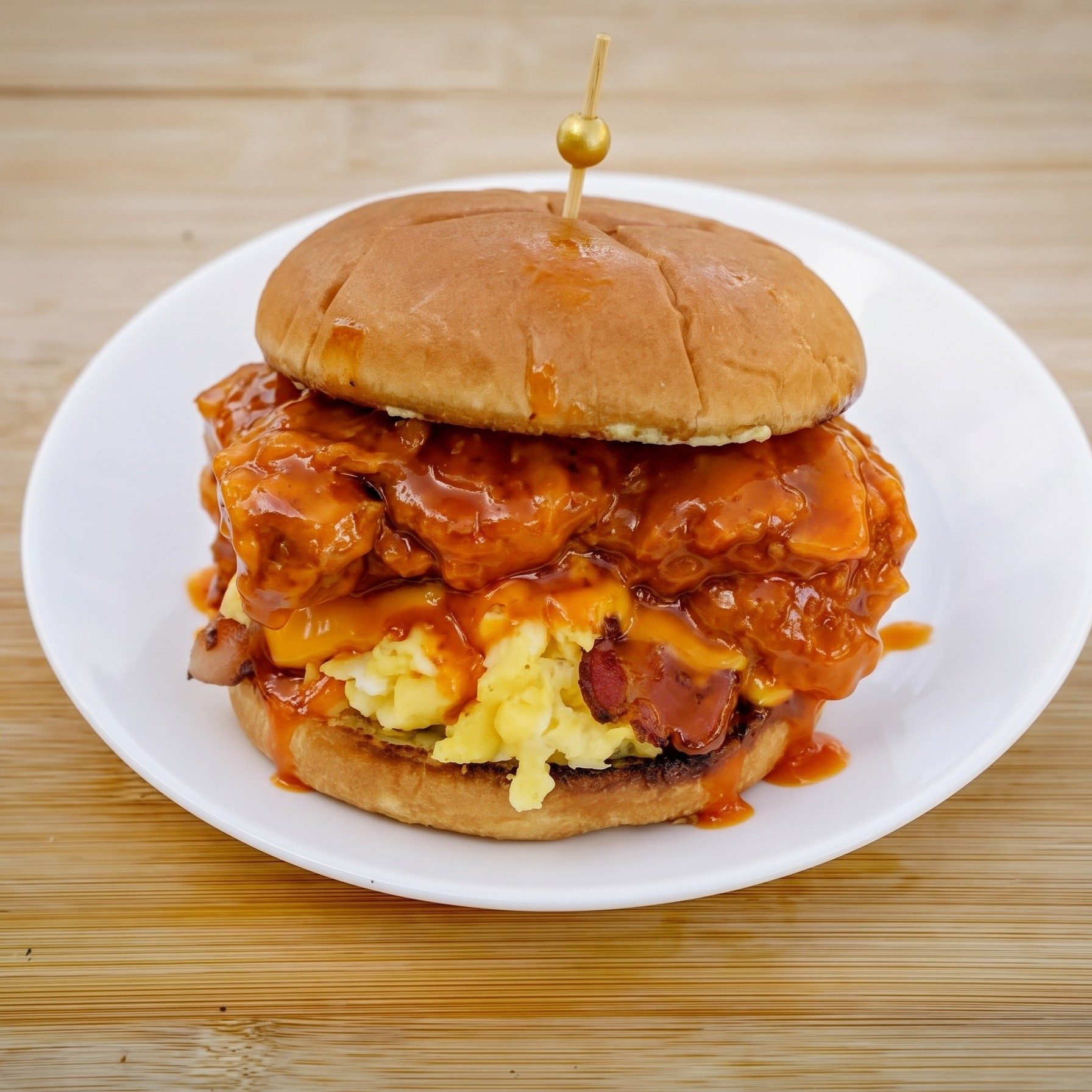 Hot Honey BEC Sandwich.