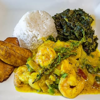 Coconut Curry Scallops and Shrimp